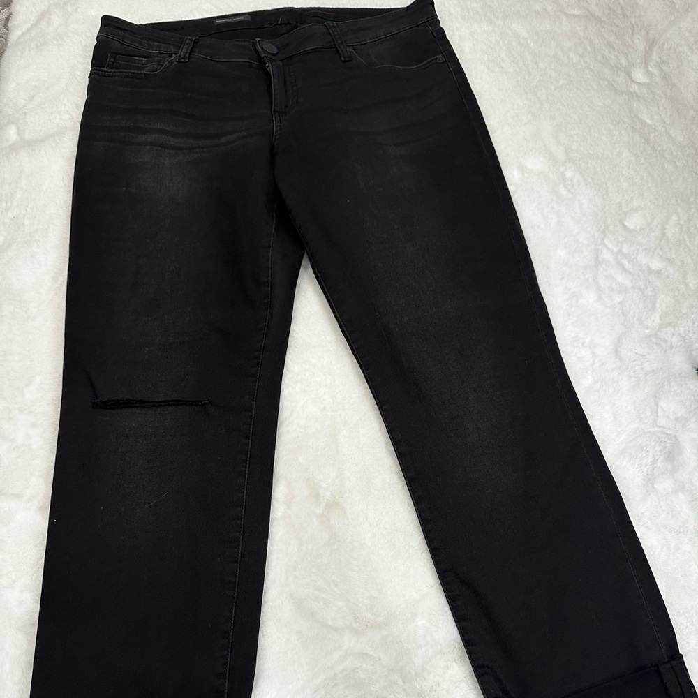 Catherines Black Ankle Jeans